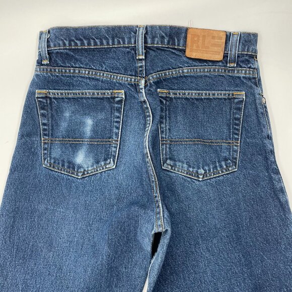 Vintage Ralph Lauren High Rise Straight Leg Denim Jeans | Size 32 X 32 - Picture 12 of 16